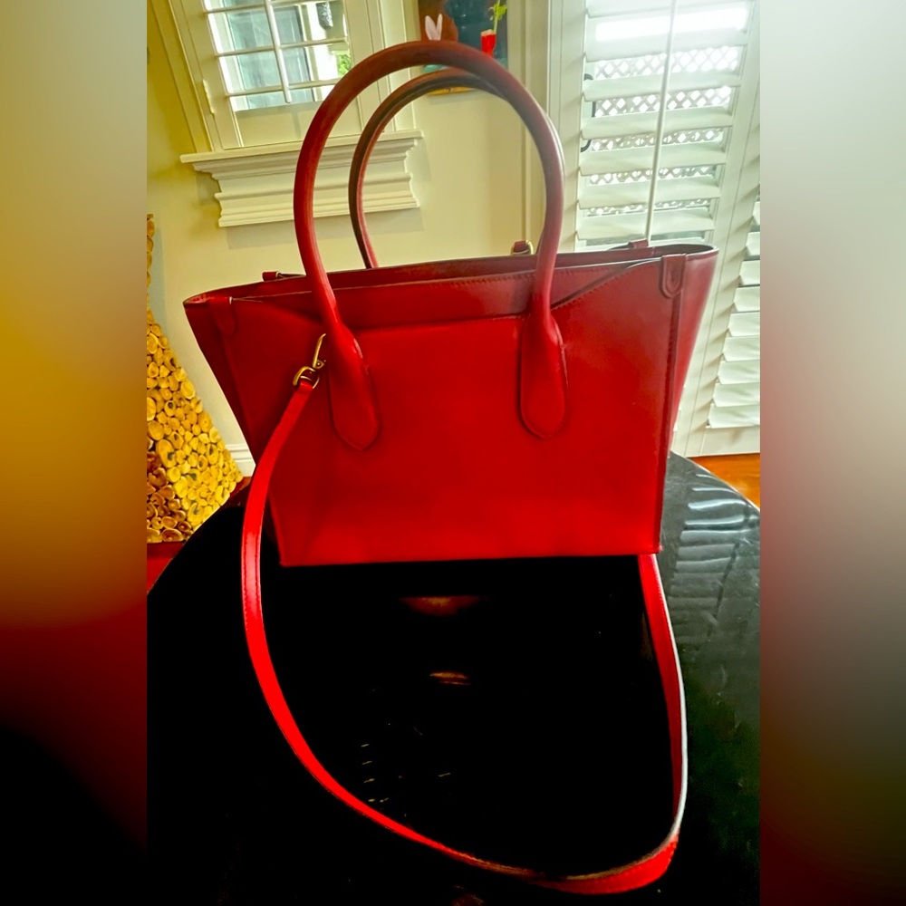 Polo Ralph Lauren Large Leather Satchel NWOT